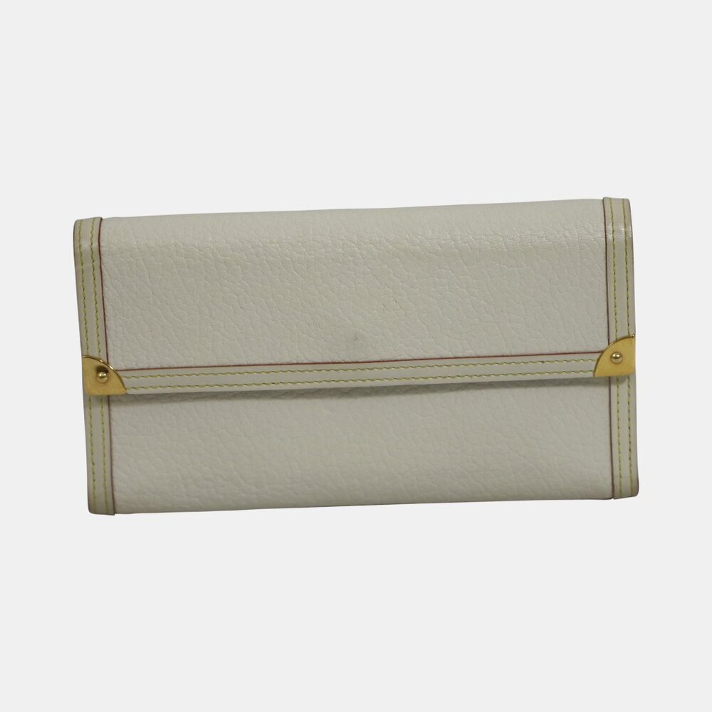 Louis Vuitton Vintage 2003 Continental Wallet – White Leather